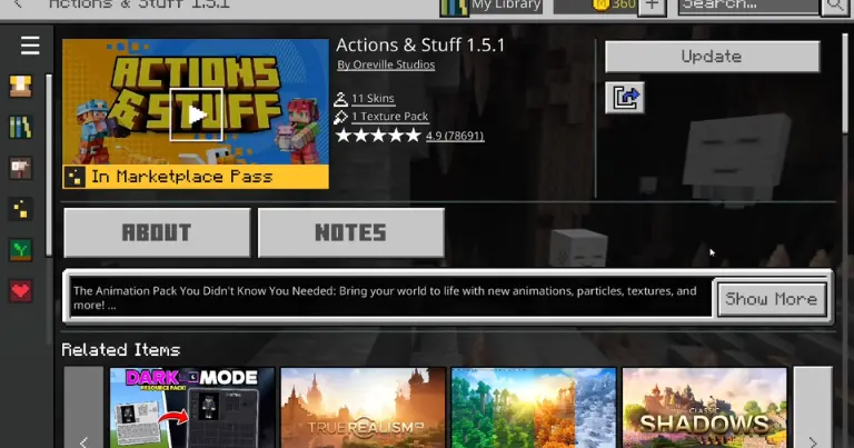 Actions and Stuff for Minecraft Bedrock Edition — Free Download